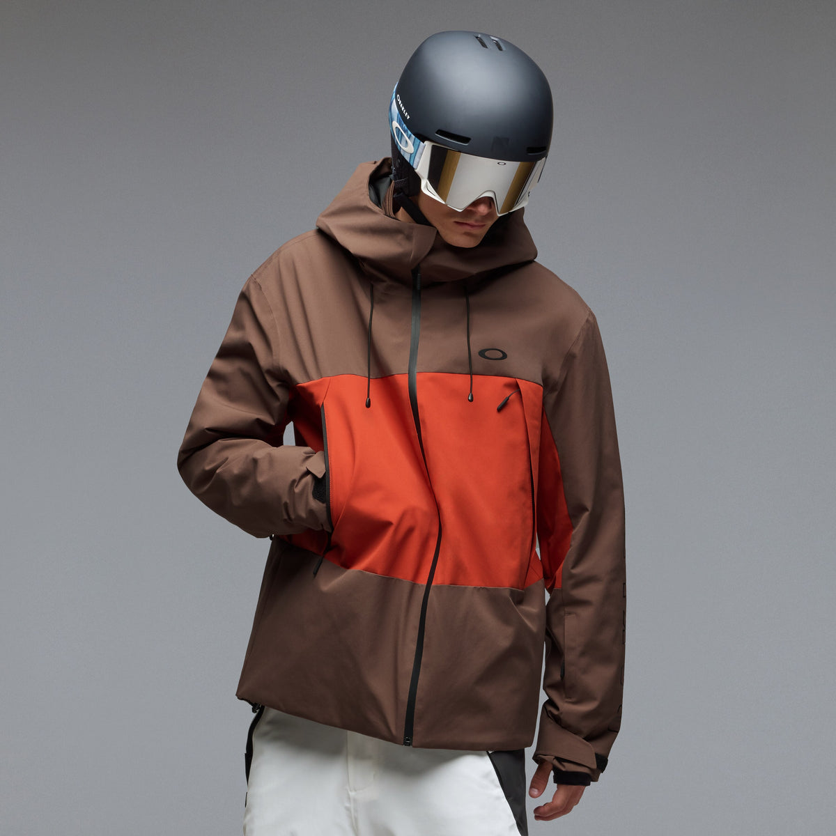 TIMBERLINE INSULATED JACKET DARK UMBER / FLAME RED