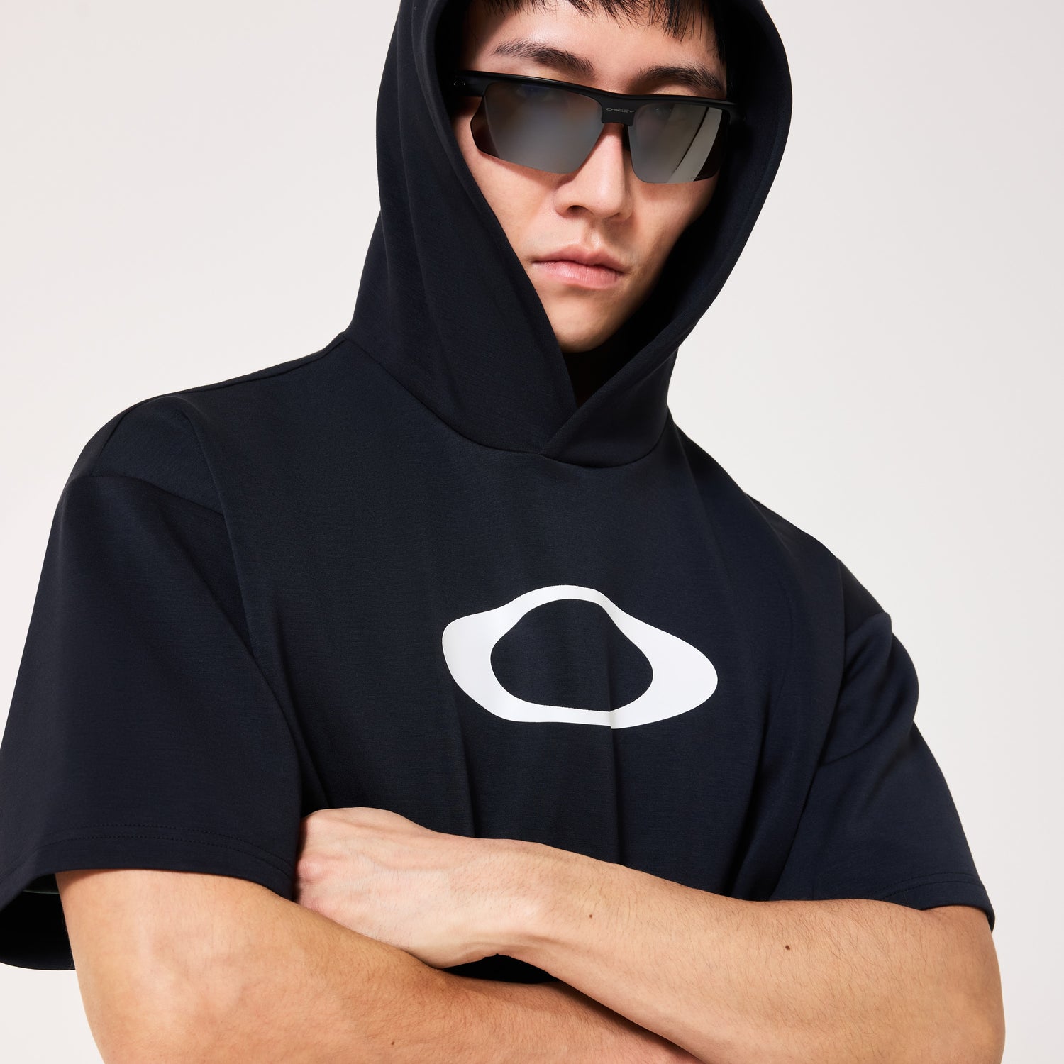 ENHANCE QD FLEECE S/S HOODY 5.0 PITCH BLACK