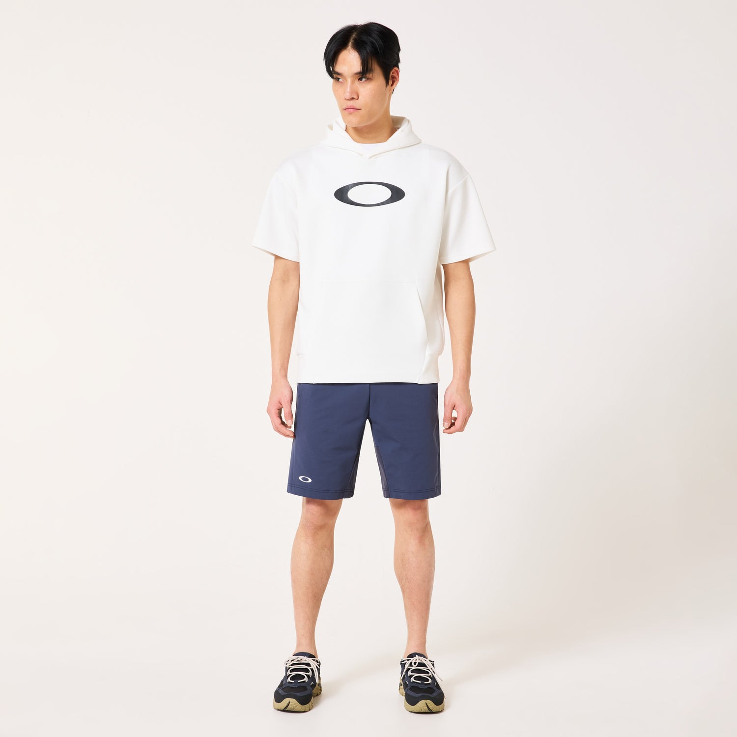 ENHANCE QD FLEECE S/S HOODY 5.0 CERAMIC WHITE