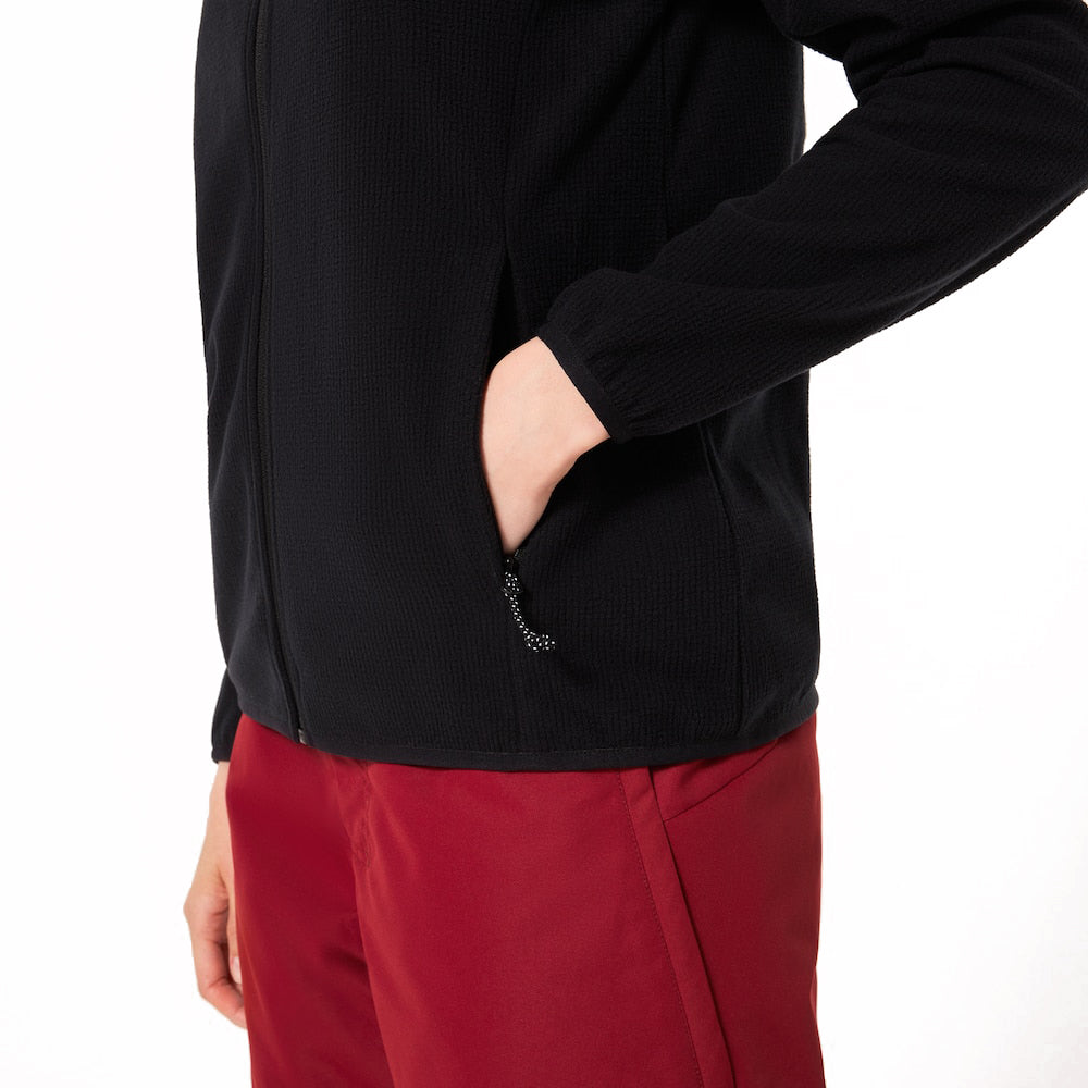 WMNS ALPINE FULL ZIP SWEATSHIRT BLACKOUT