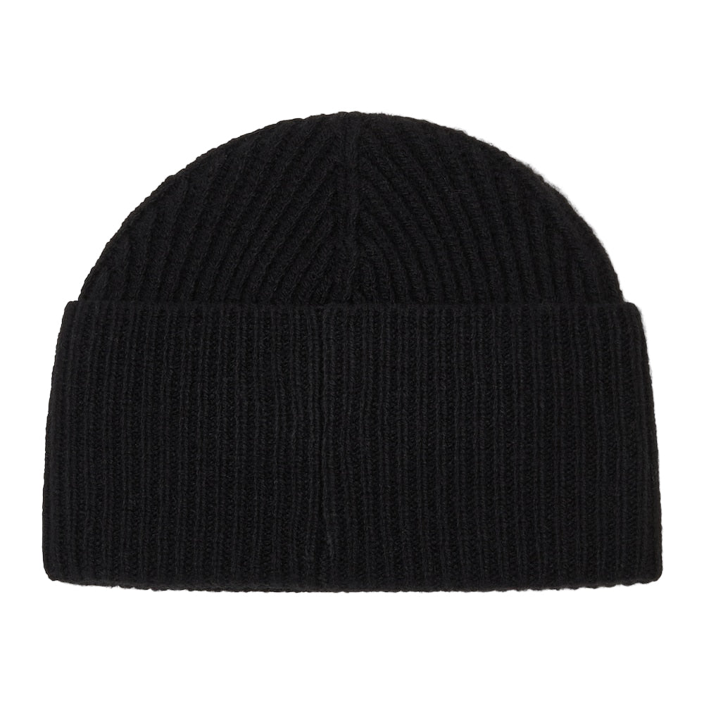 ELLIPSE RIBBED BEANIE BLACKOUT