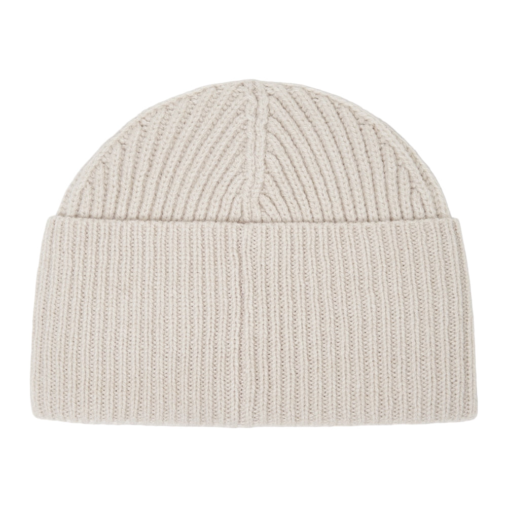 ELLIPSE RIBBED BEANIE MIST / CEMENT