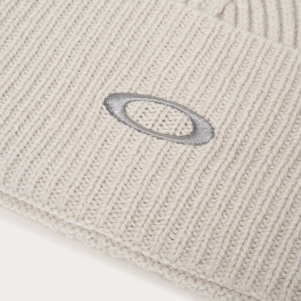 ELLIPSE RIBBED BEANIE MIST / CEMENT