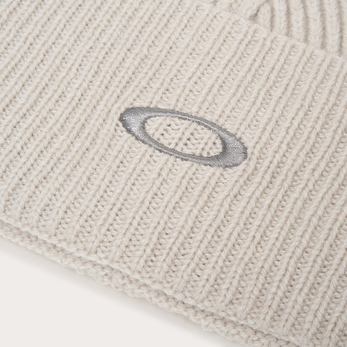 ELLIPSE RIBBED BEANIE MIST / CEMENT