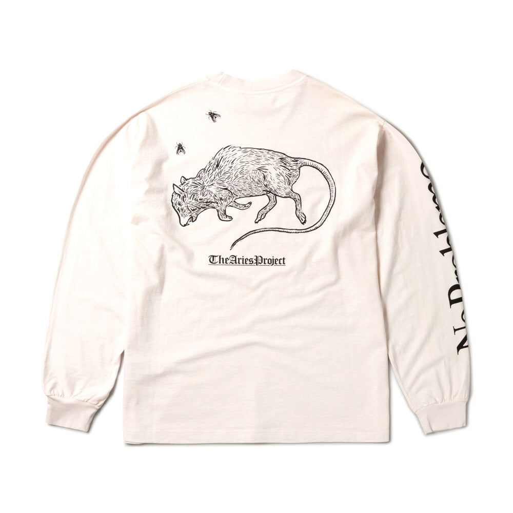 RAT LS TEE PALE PINK