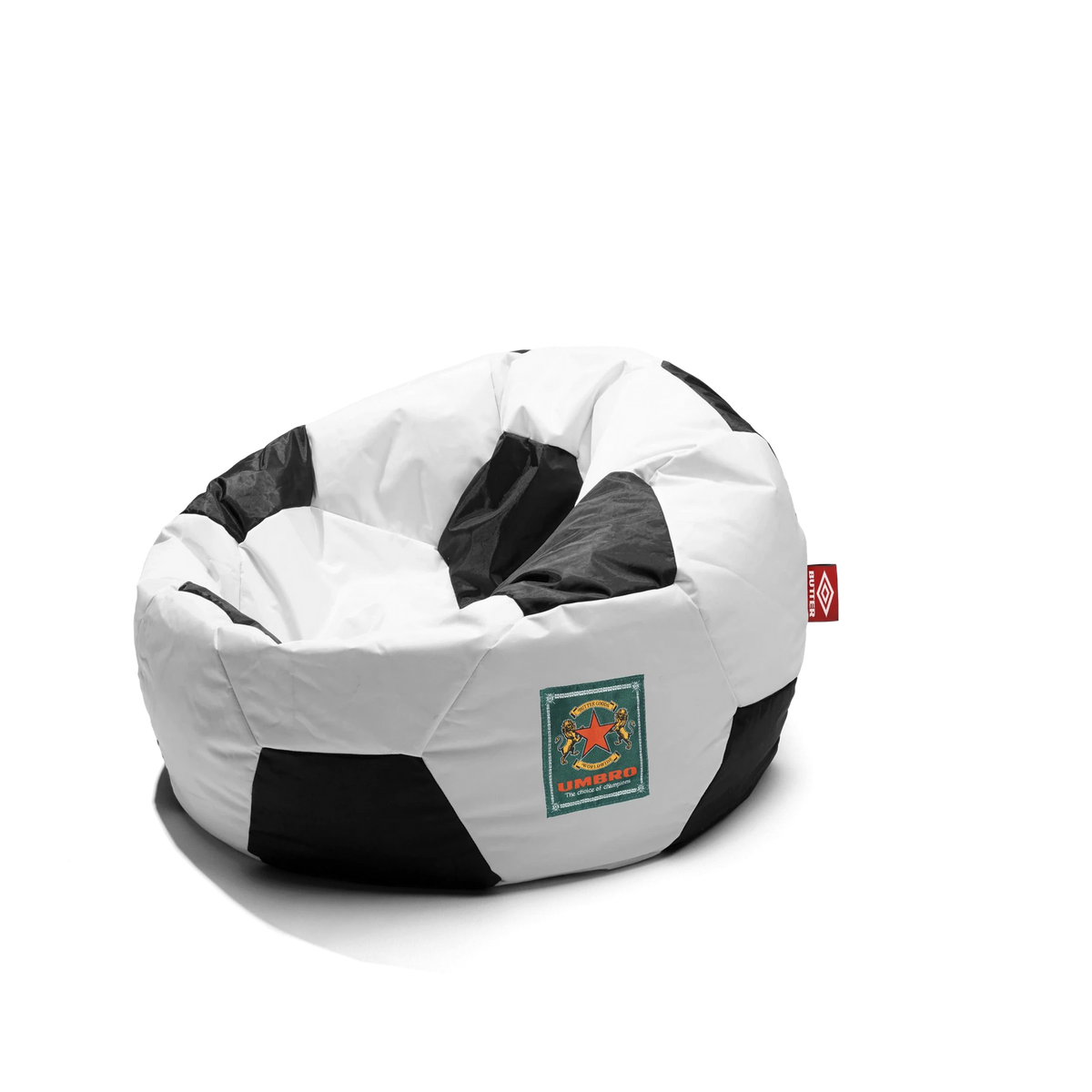 FOOTBALL BEANBAG BLACK / WHITE
