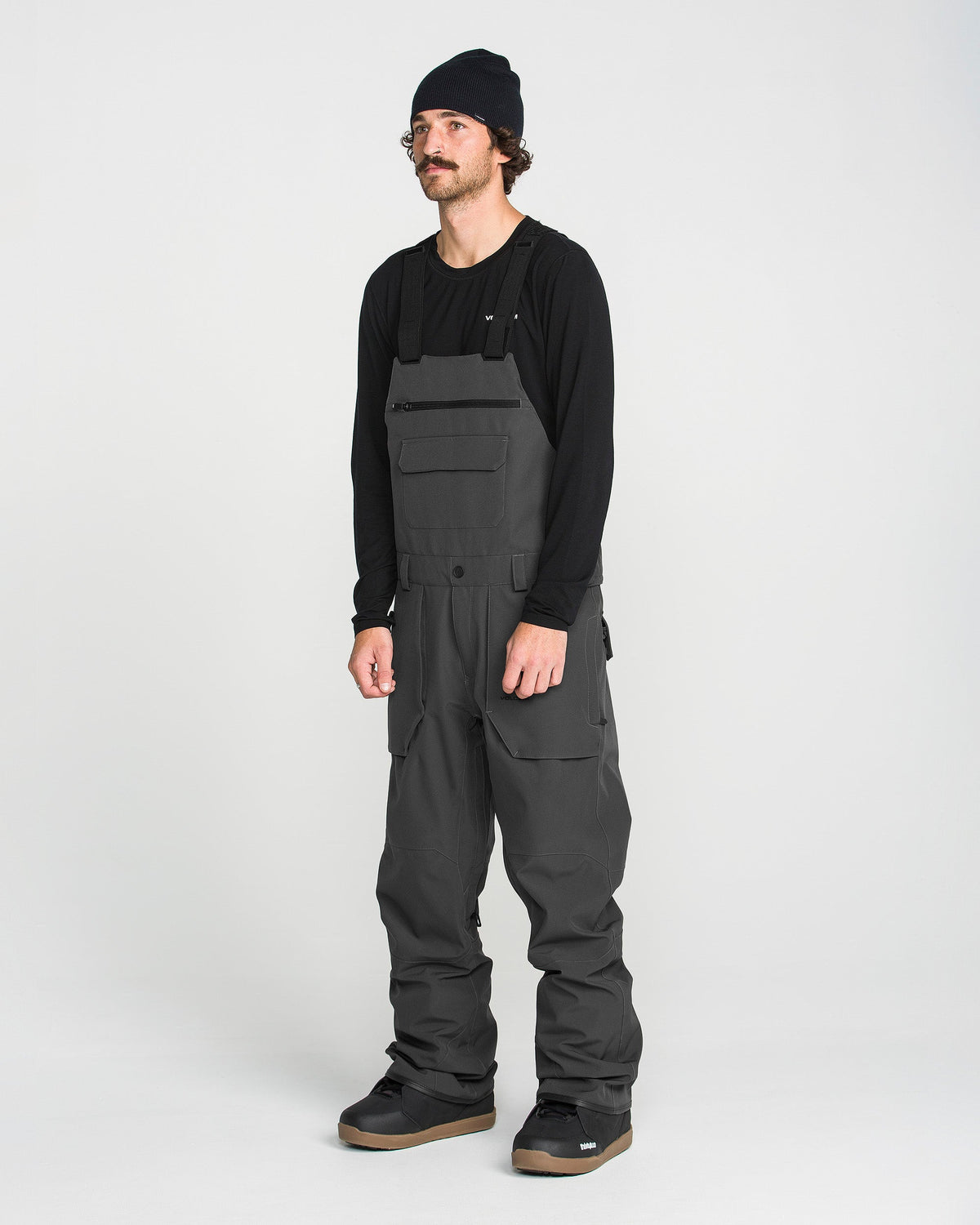 ROAN BIB OVERALL DARK GREY