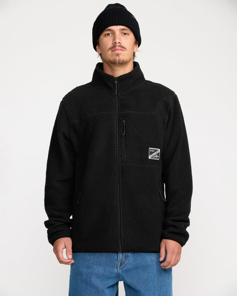NELSON SHERPA FULL ZIP BLACK