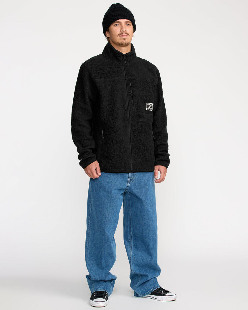 NELSON SHERPA FULL ZIP BLACK