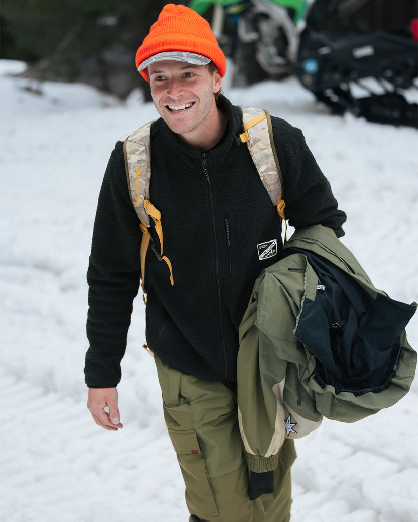 NELSON SHERPA FULL ZIP BLACK