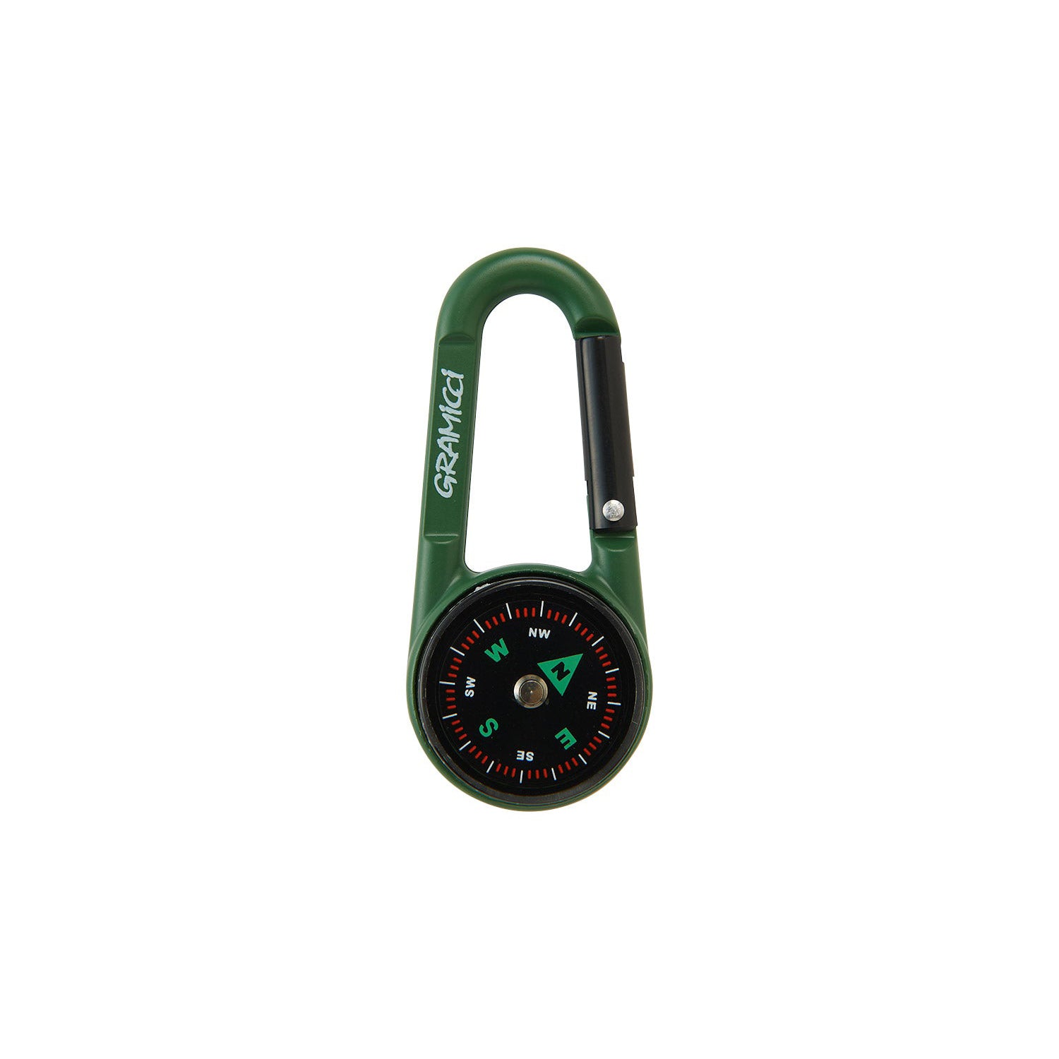CARABINER COMPASS OLIVE