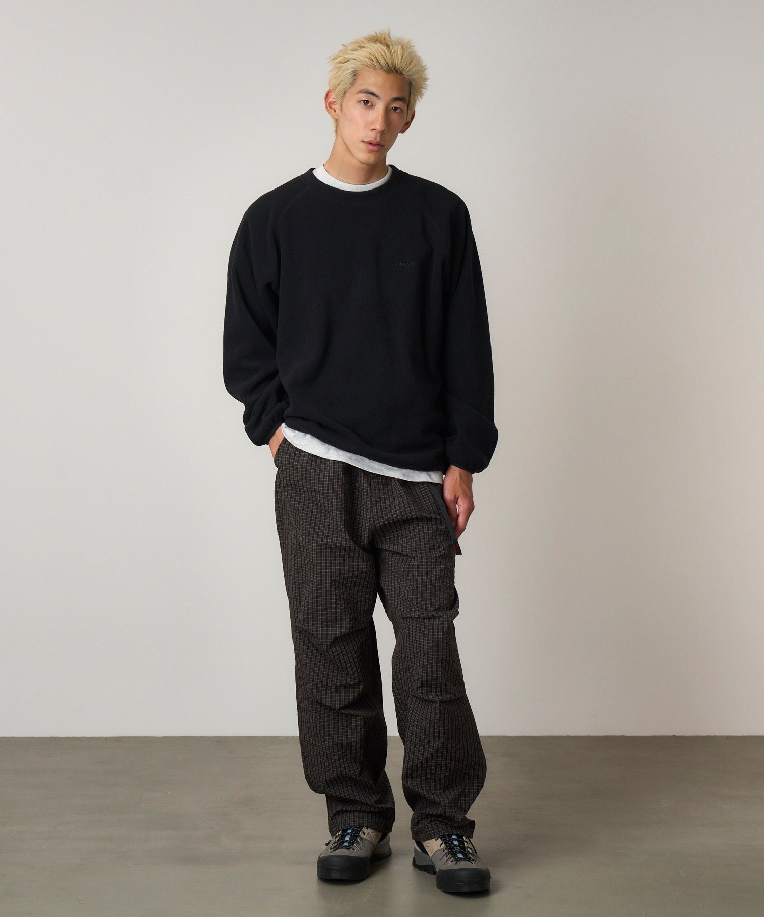 NORTHSIDE PLAID PANT DEEP BROWN
