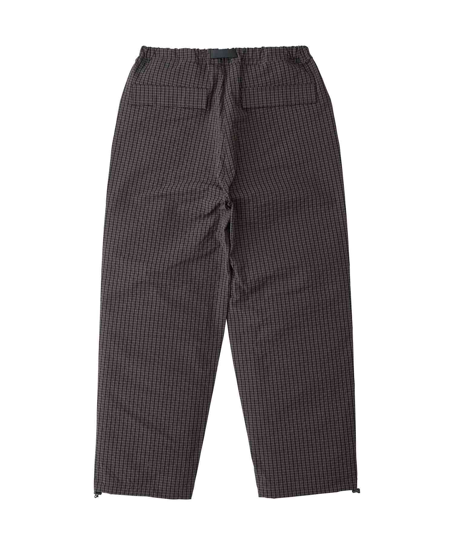 NORTHSIDE PLAID PANT DEEP BROWN