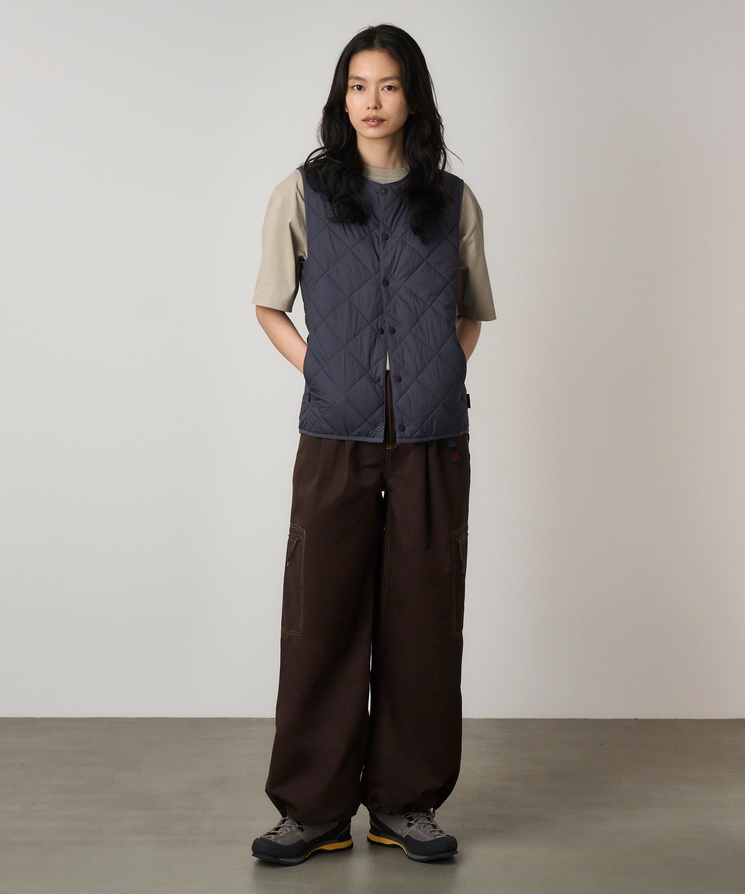 THERMAL INSULATION QUILTED VEST BLACK