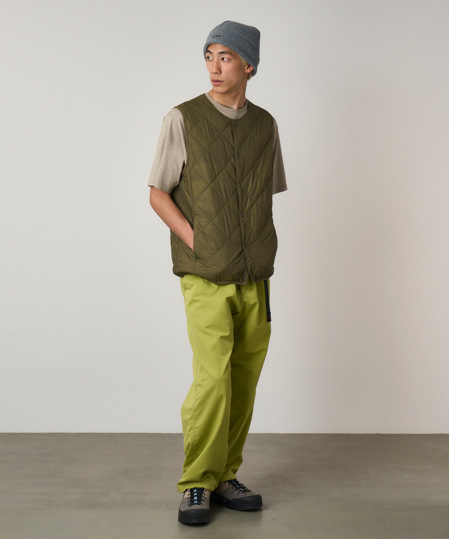 THERMAL INSULATION QUILTED VEST DEEP LAUREL