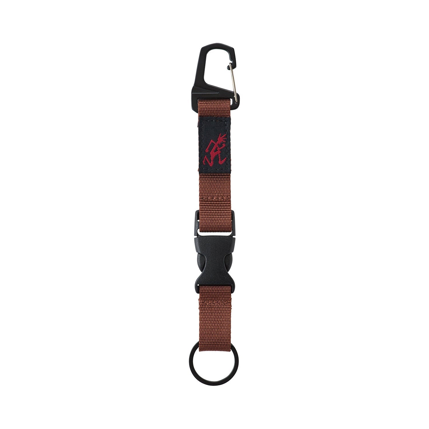 WEBBING KEY HOLDER BROWN