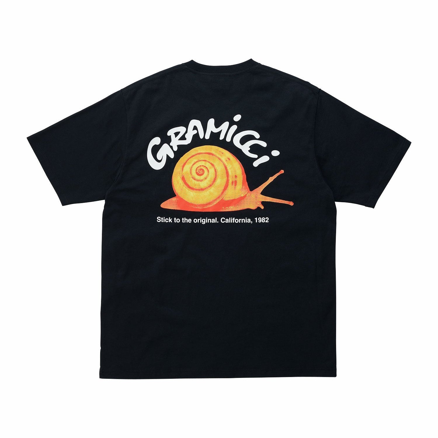 SNAIL TEE VINTAGE BLACK