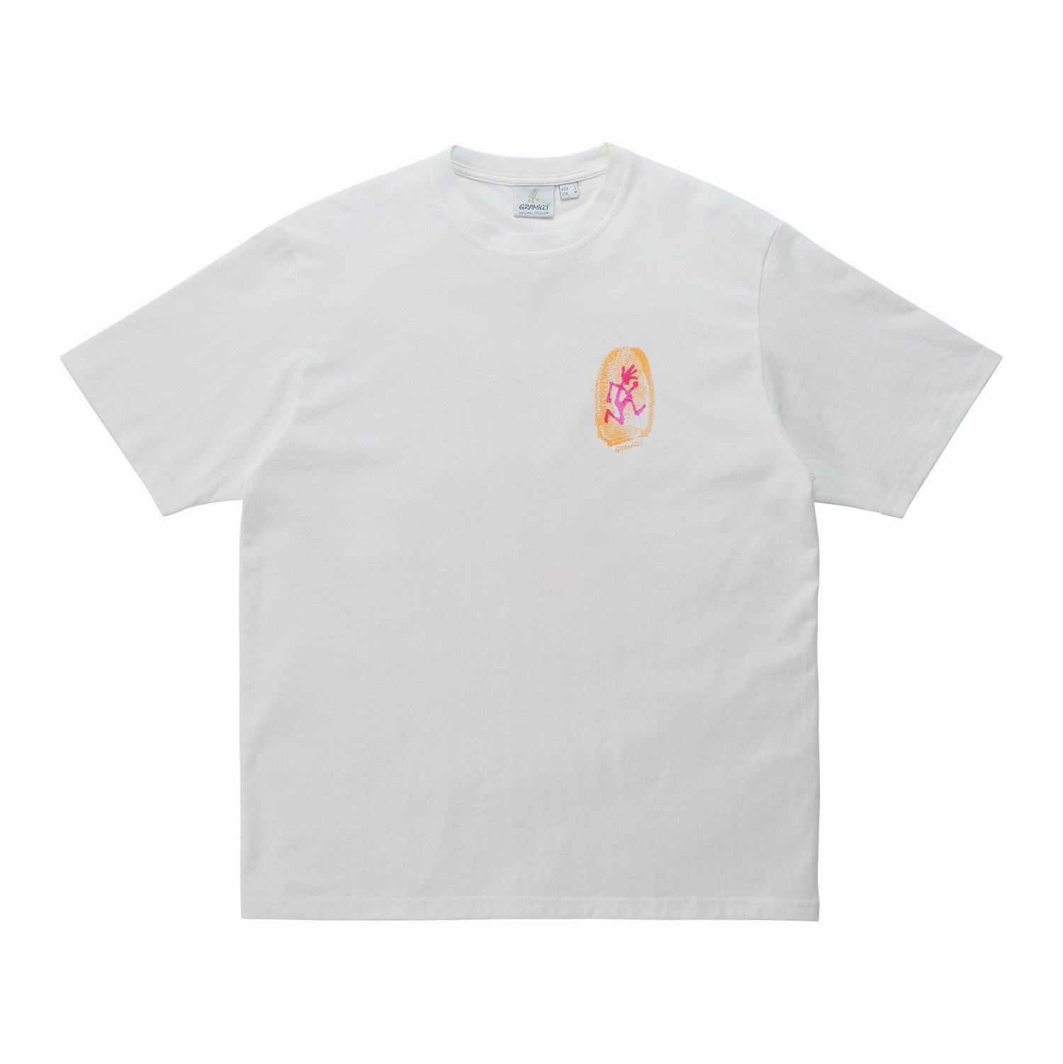 THUMBPRINT TEE WHITE
