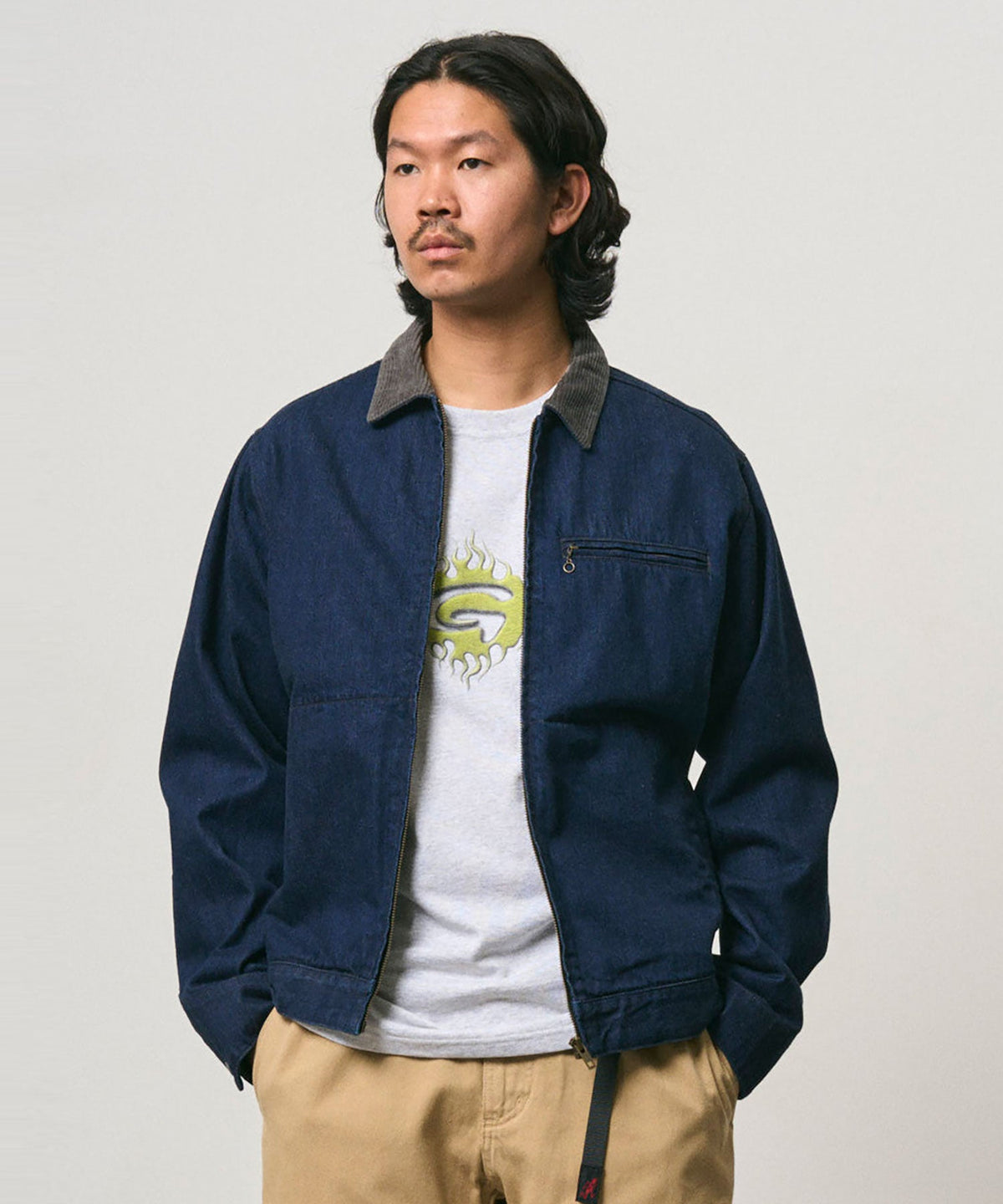 JAPANESE DENIM TRUCKER RINSED INDIGO