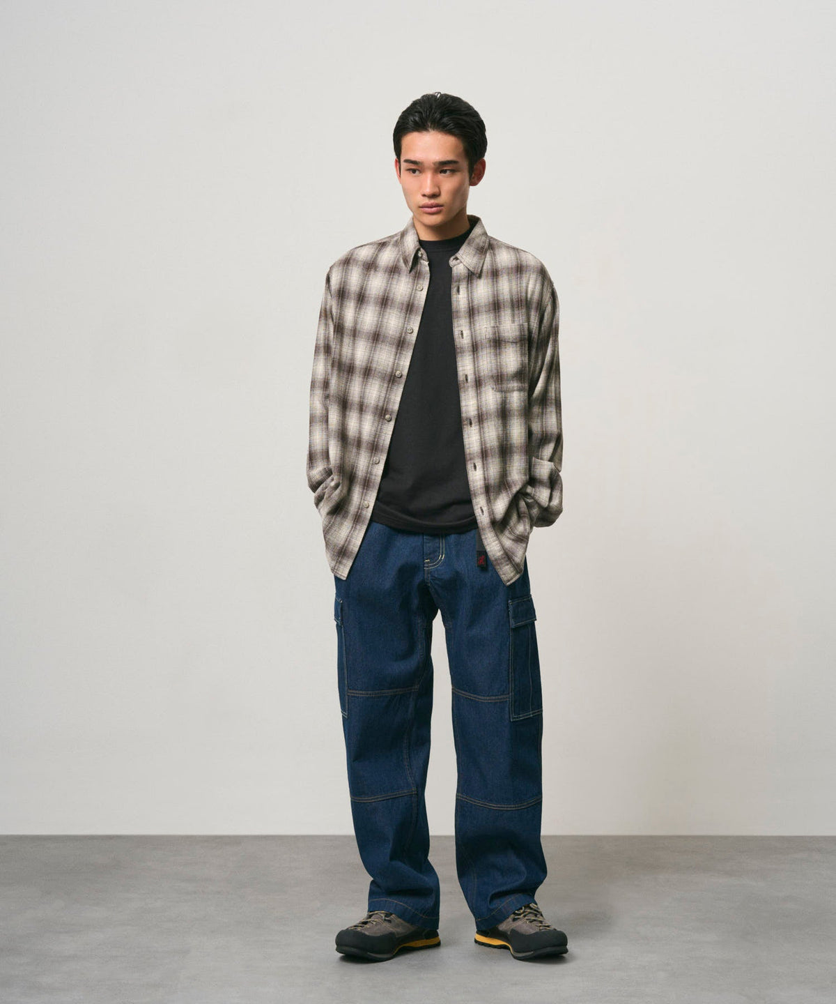 PILED FLANNEL SHIRT SLATE