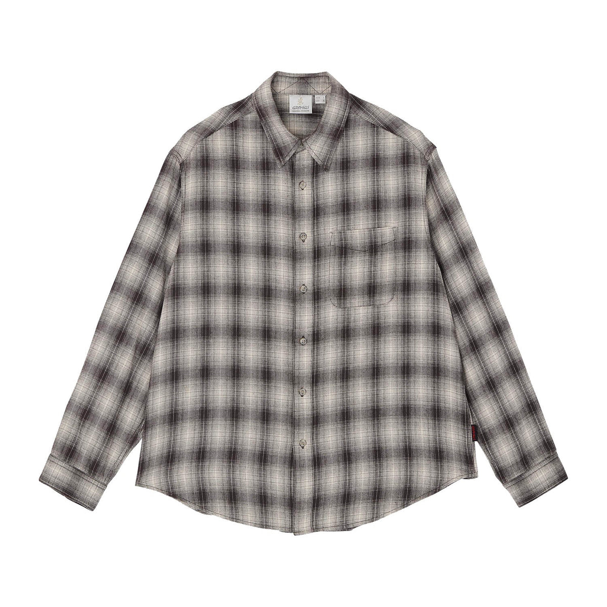 PILED FLANNEL SHIRT SLATE