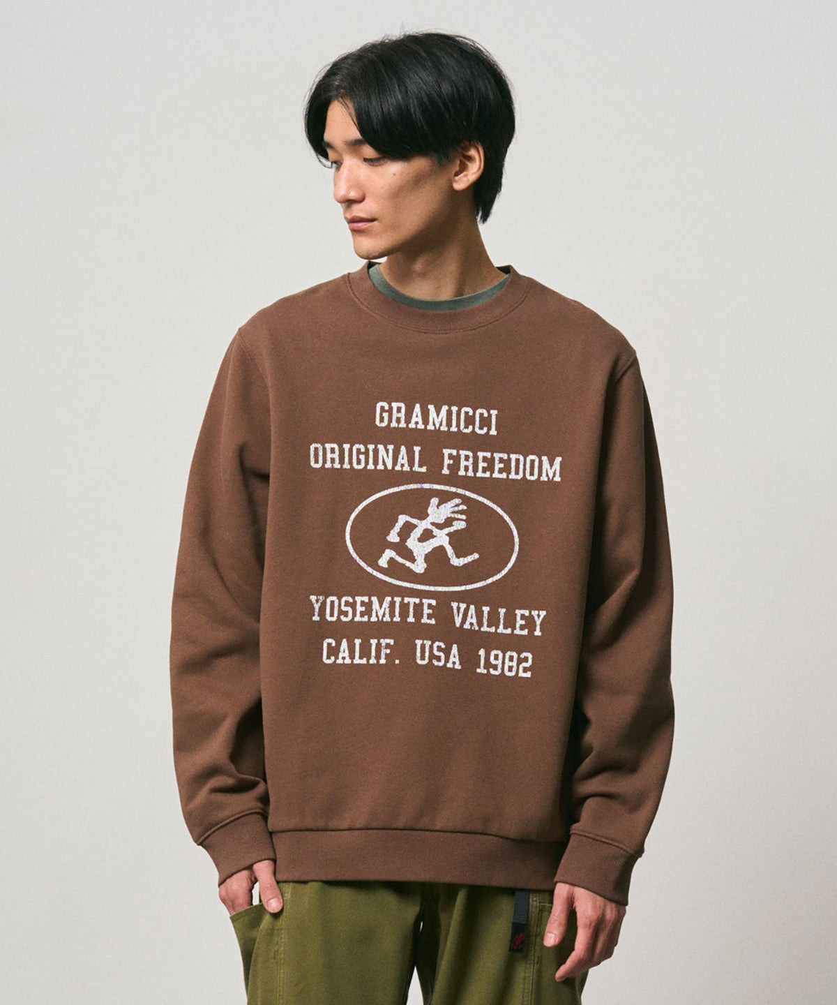 YOSEMITE VALLEY SWEATSHIRT BROWN
