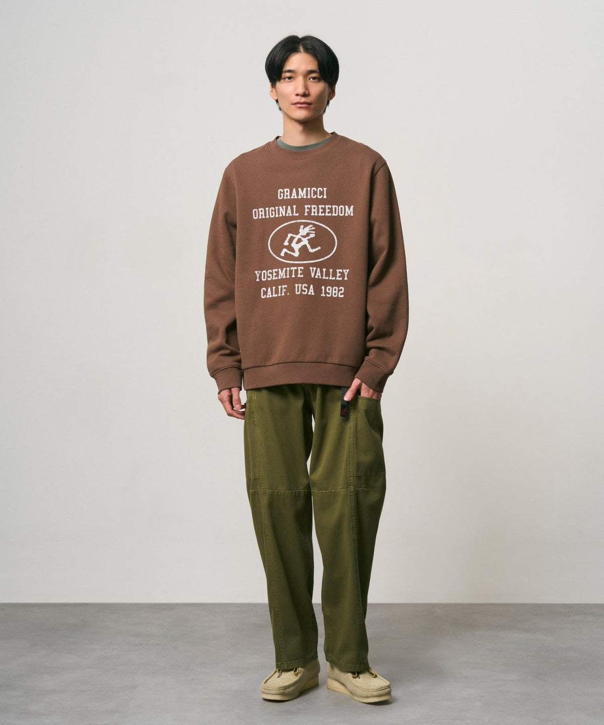 YOSEMITE VALLEY SWEATSHIRT BROWN