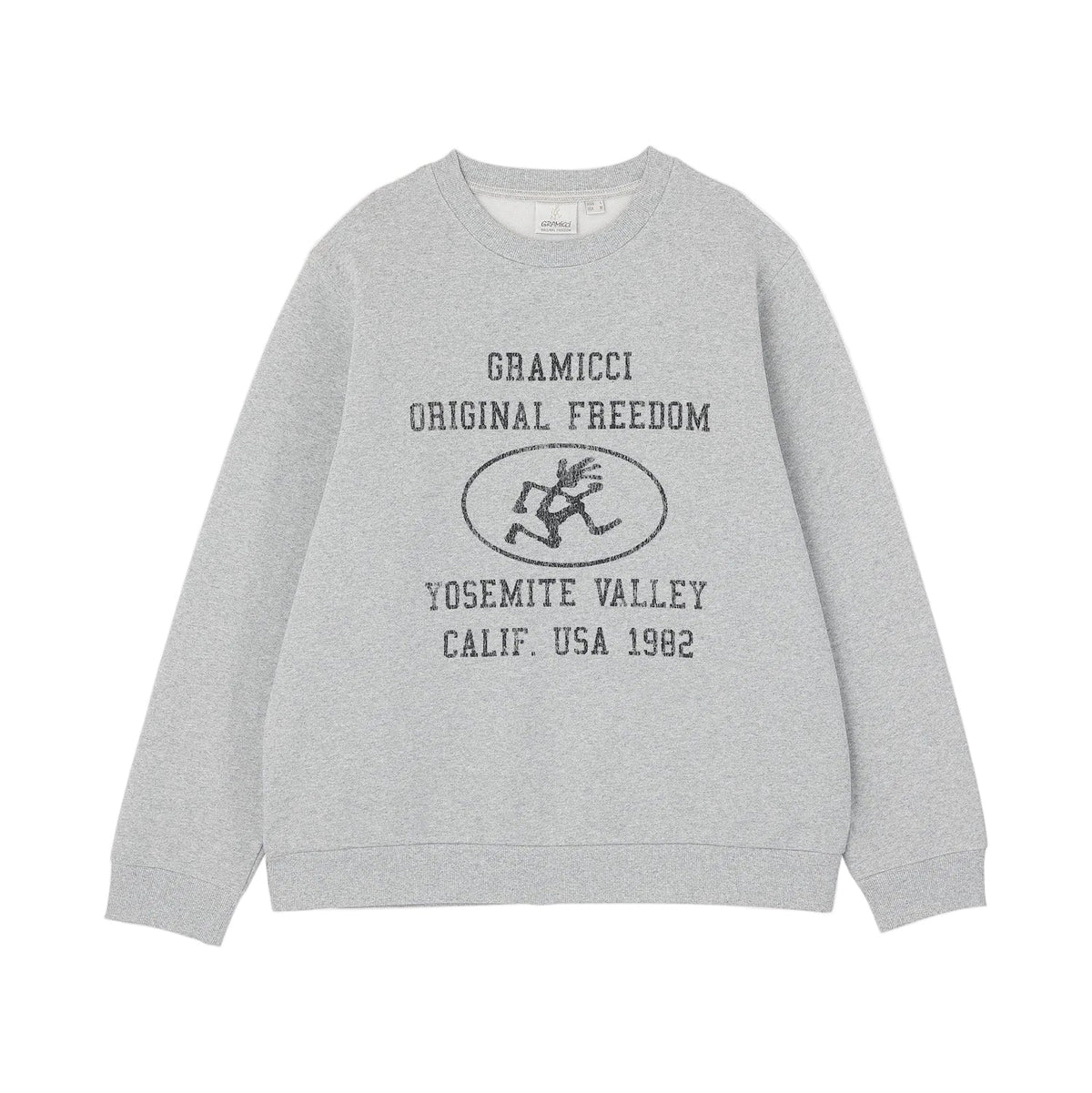 YOSEMITE VALLEY SWEATSHIRT GREY HEATHER