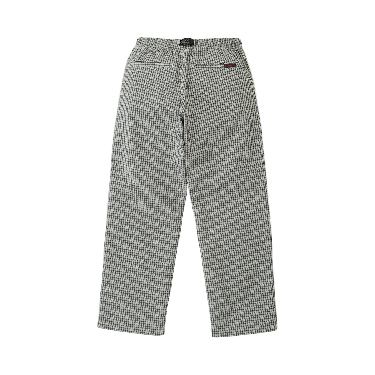 DOBBY PLAID GRAMICCI PANT STRAIGHT FIT STONE