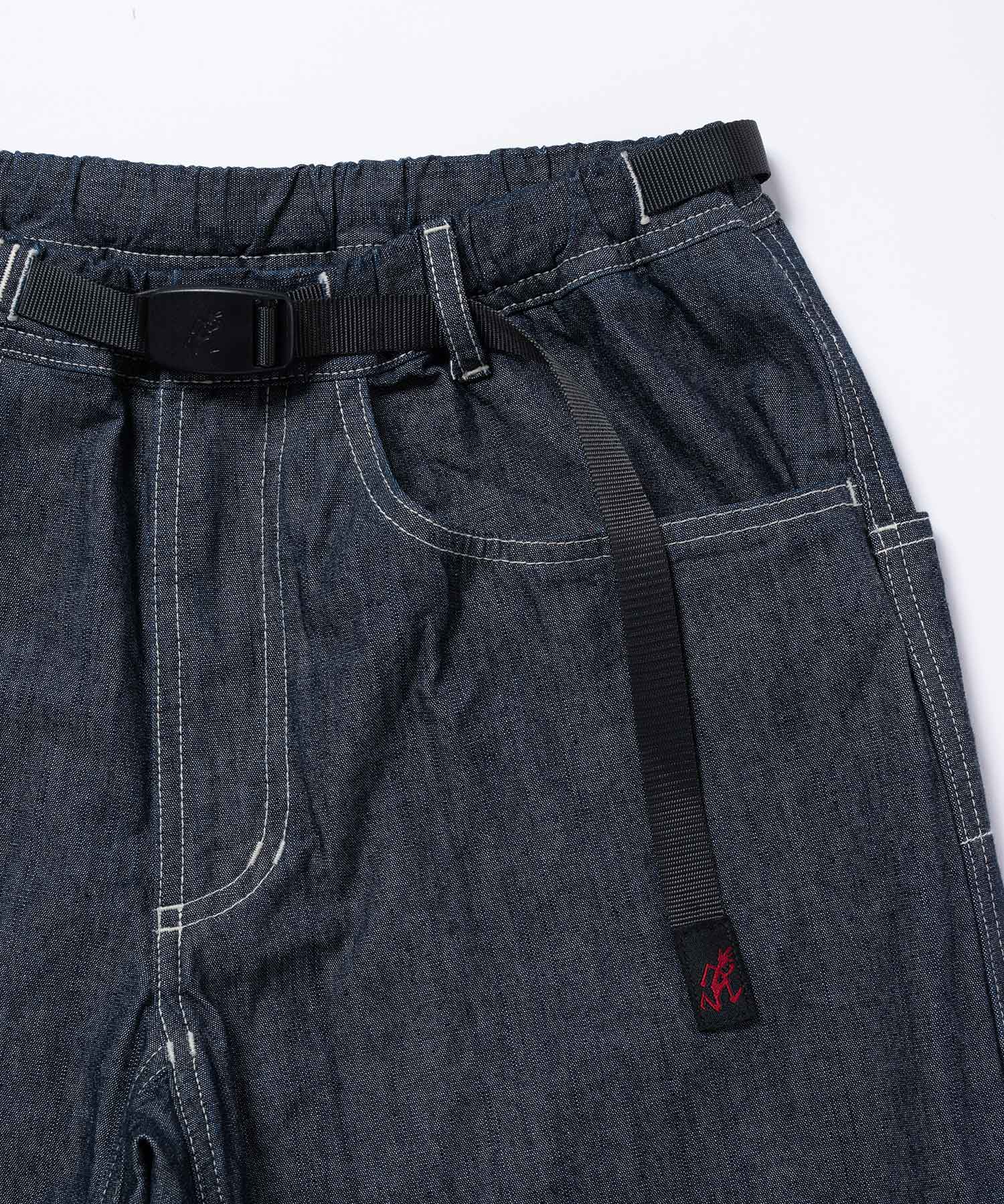 JAPANESE CHAMBRAY ROCK SLIDE PANT NAVY