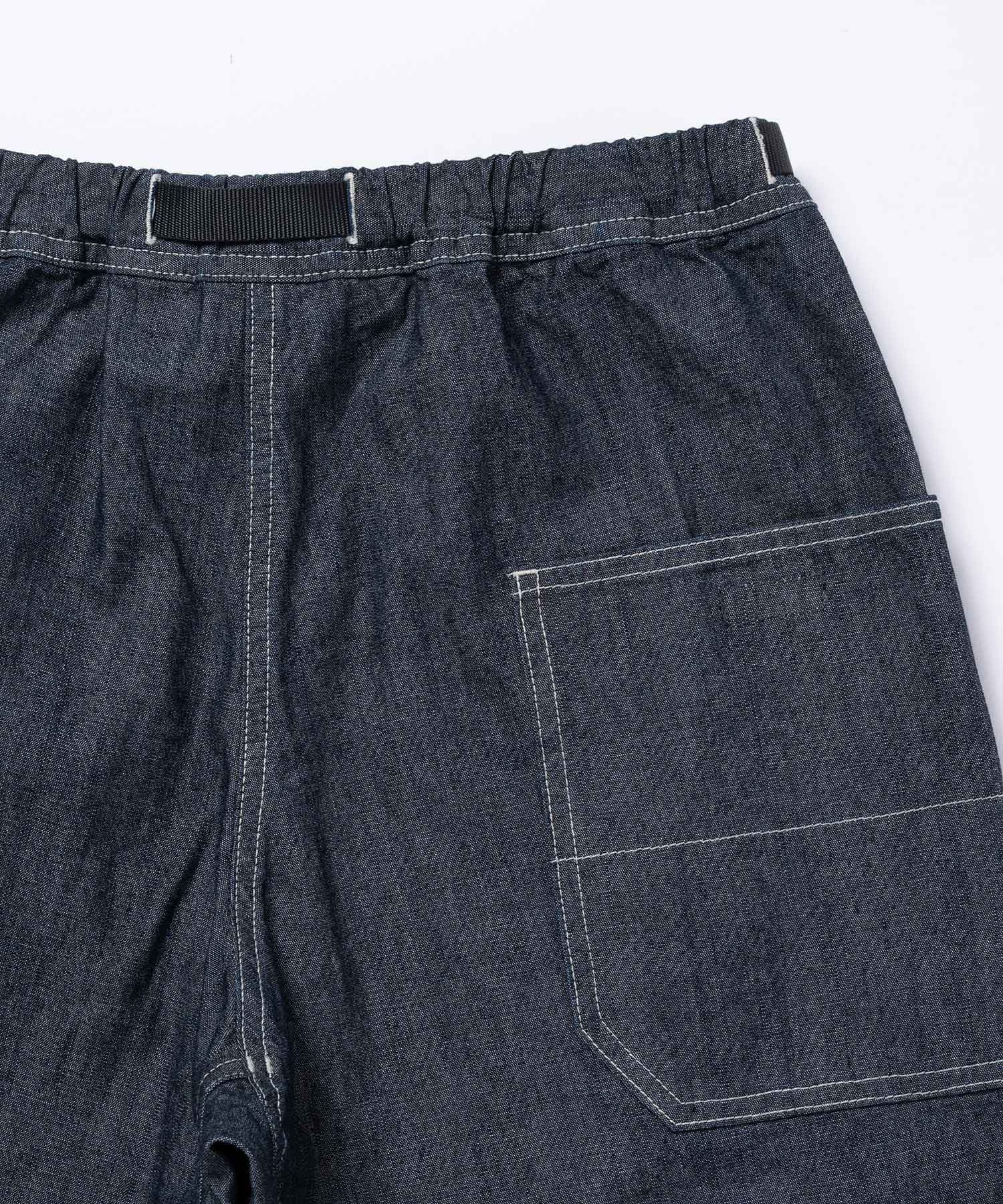 JAPANESE CHAMBRAY ROCK SLIDE PANT NAVY