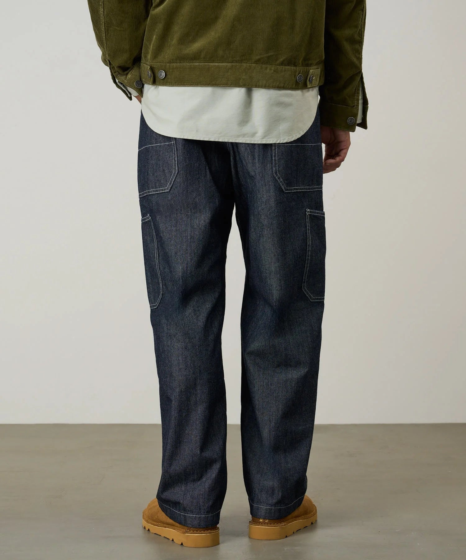JAPANESE CHAMBRAY ROCK SLIDE PANT NAVY