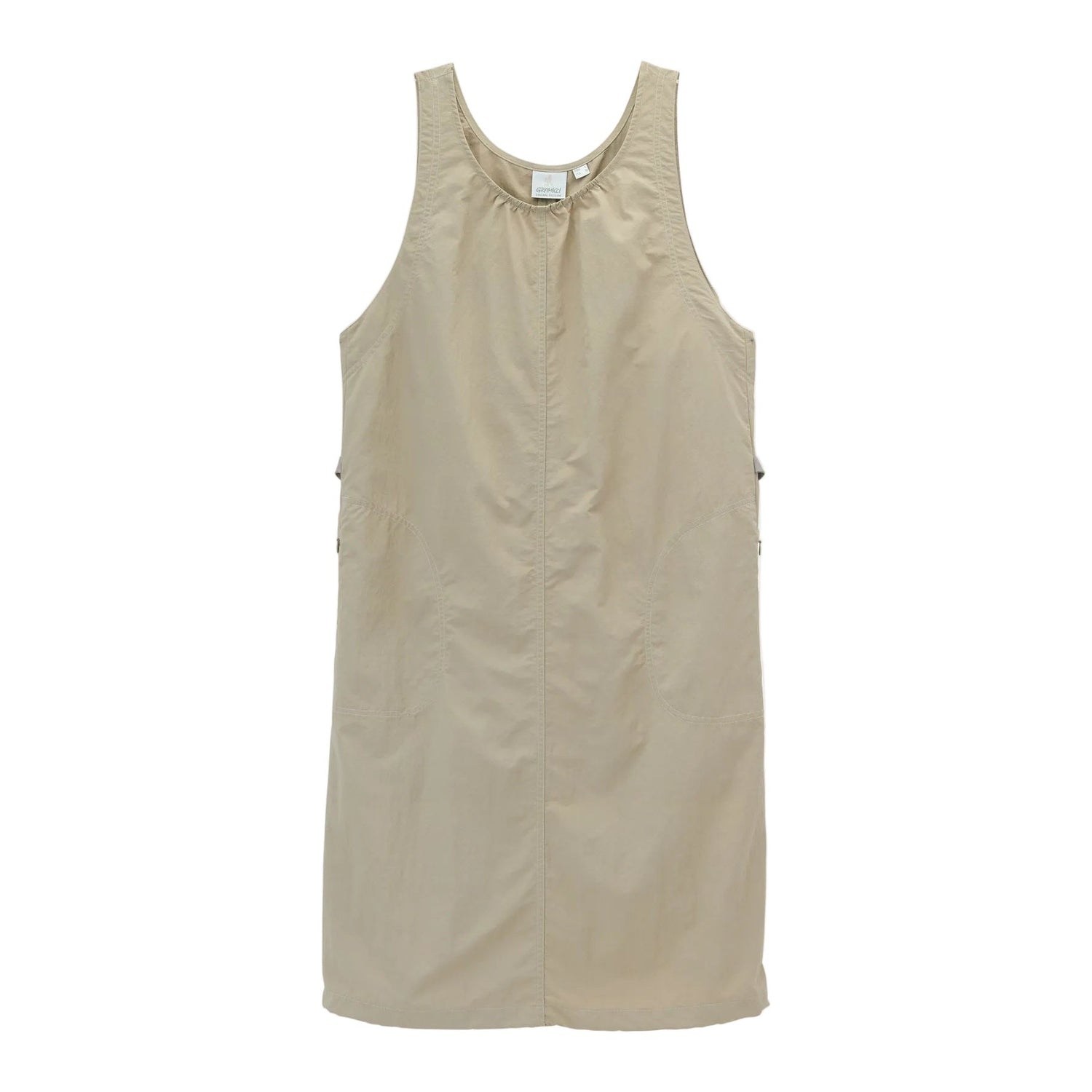 NYLON DRESS MILK TEA