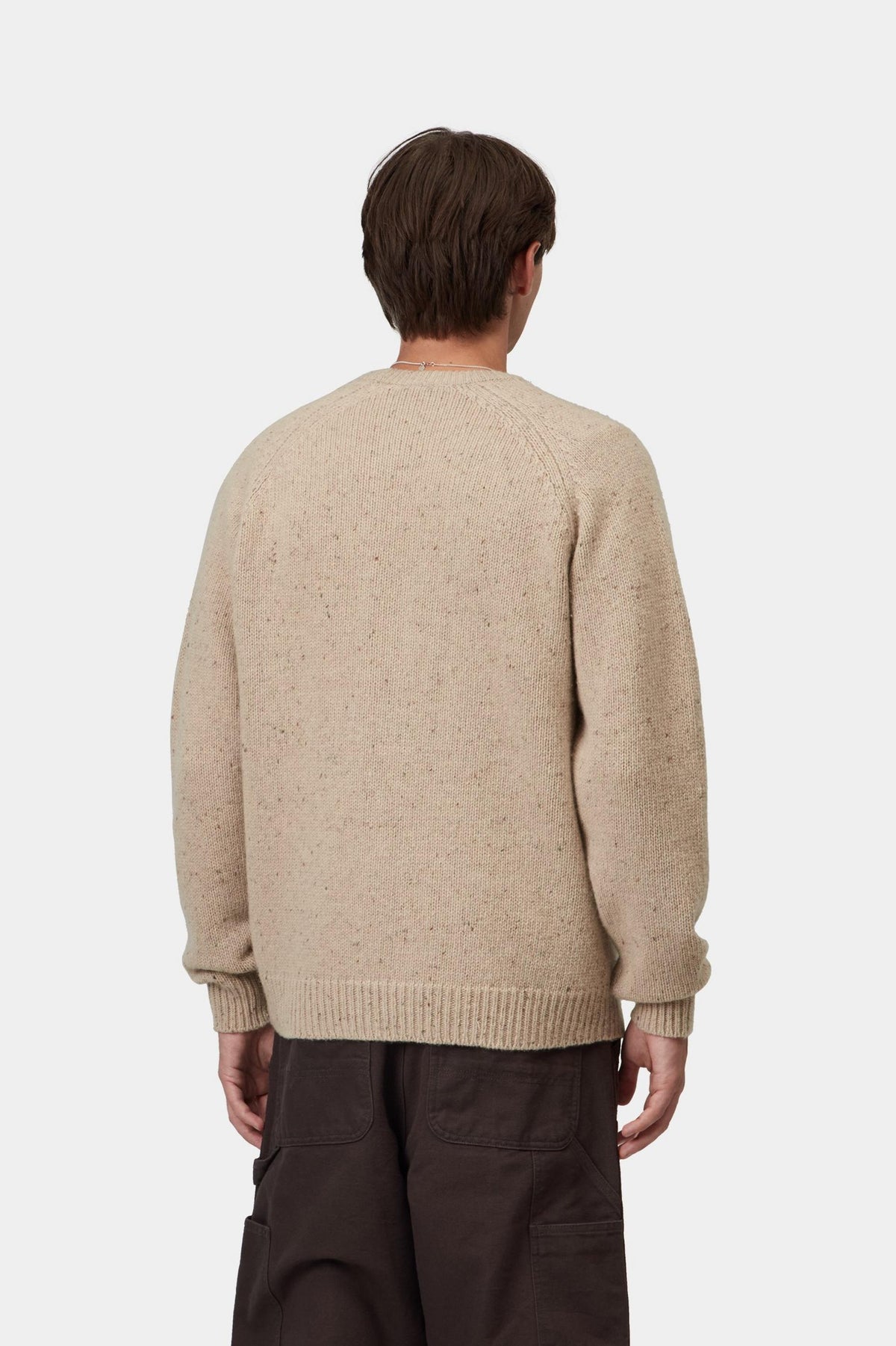 ANGLISTIC SWEATER SPECKLED FLEUR DE SEL