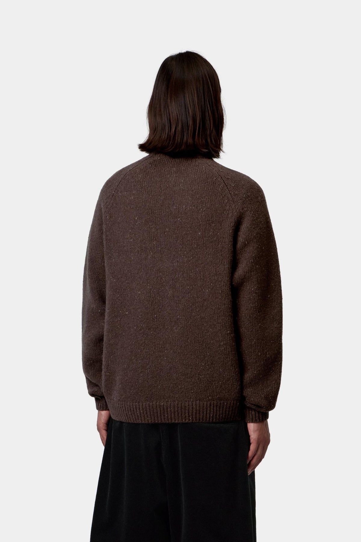 ANGLISTIC SWEATER SPECKLED TOBACCO