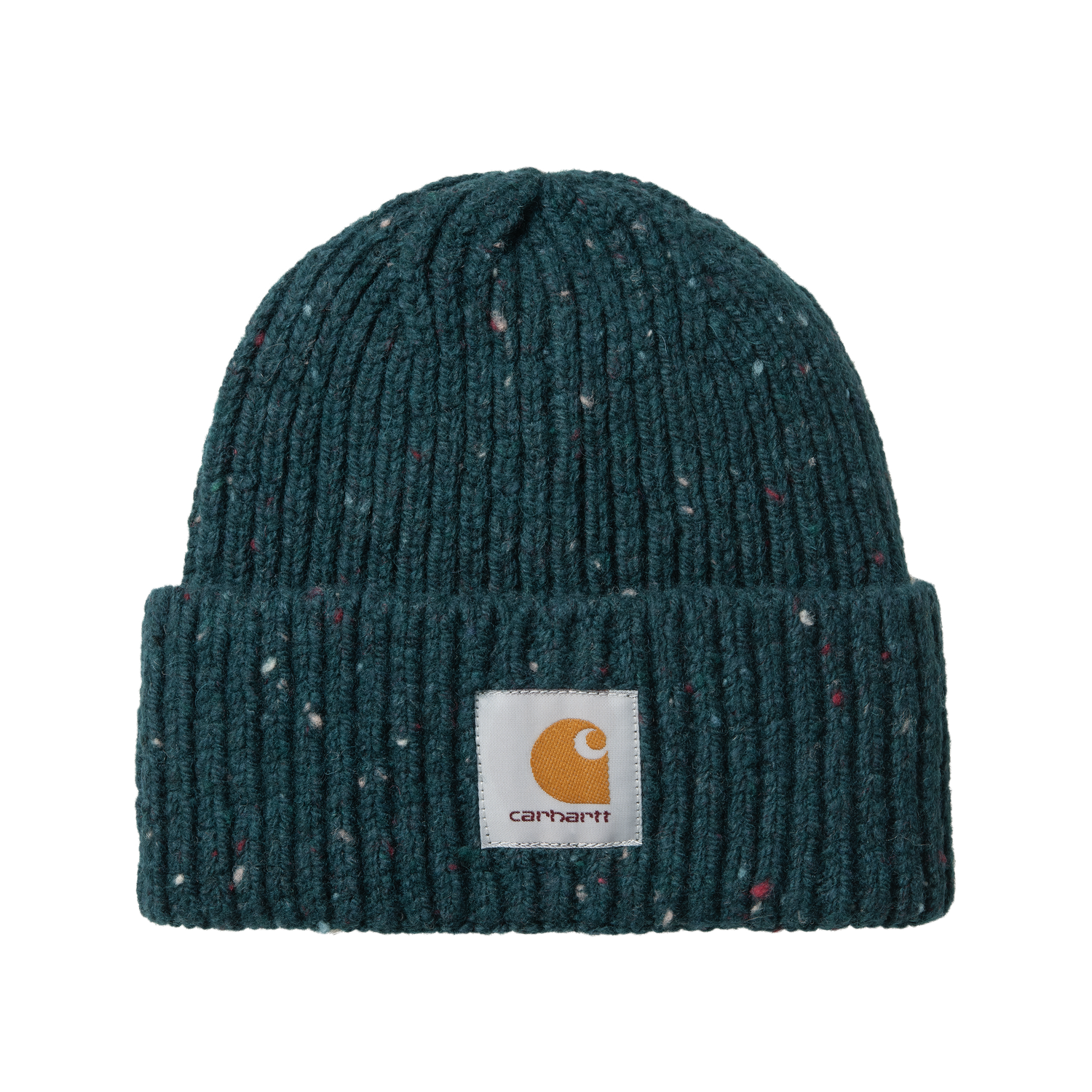 ANGLISTIC BEANIE SPECKLED DEEP LAGOON