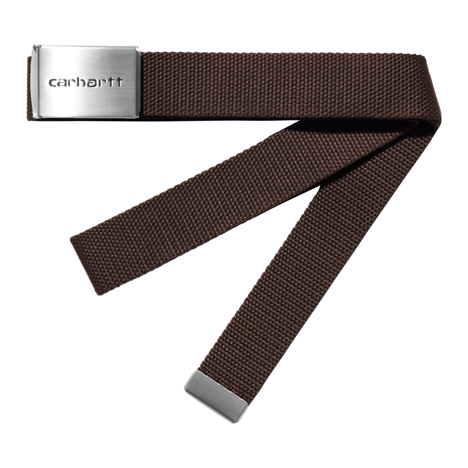 CLIP BELT CHROME TOBACCO
