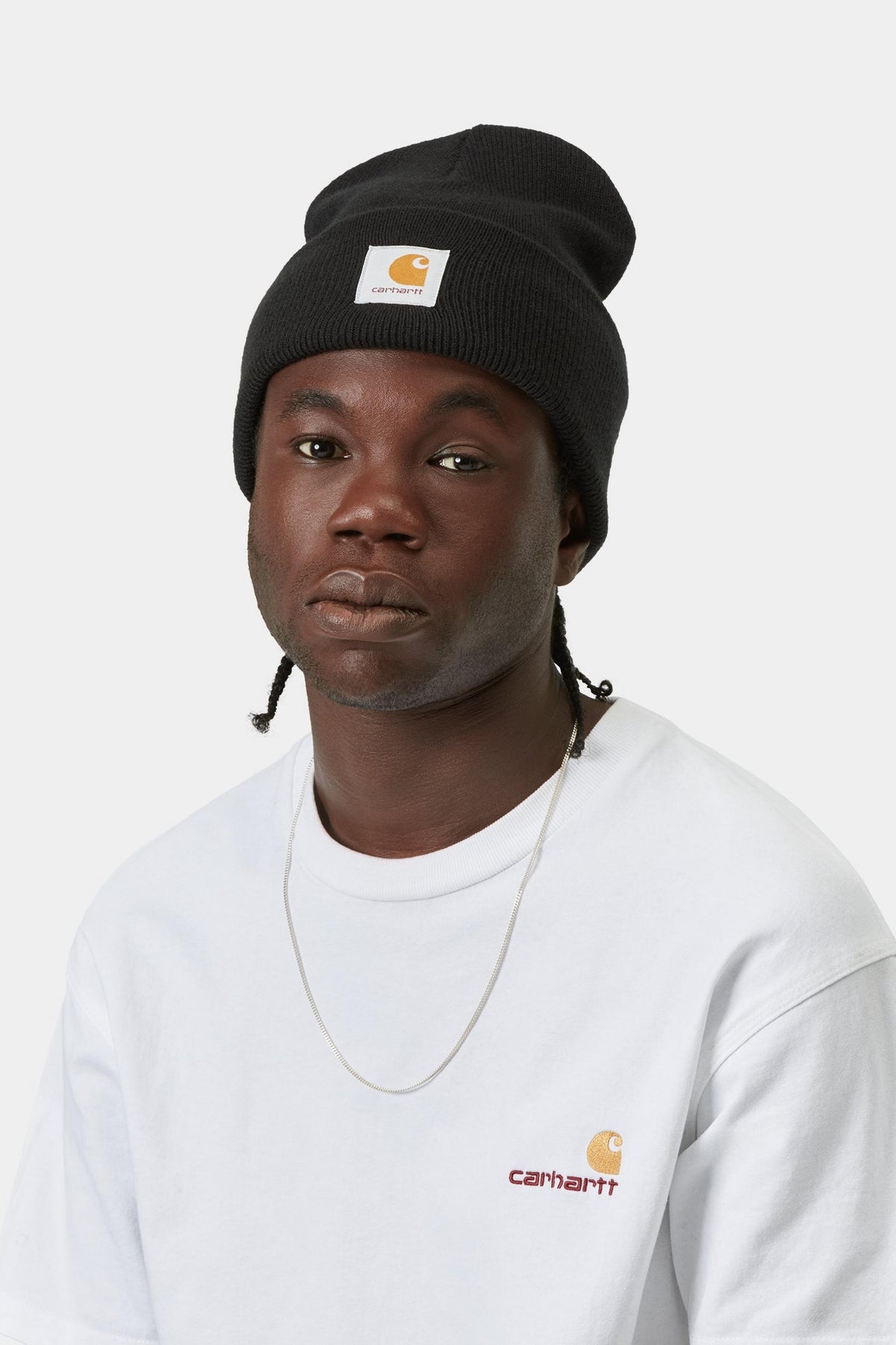 ACRYLIC WATCH HAT BLACK
