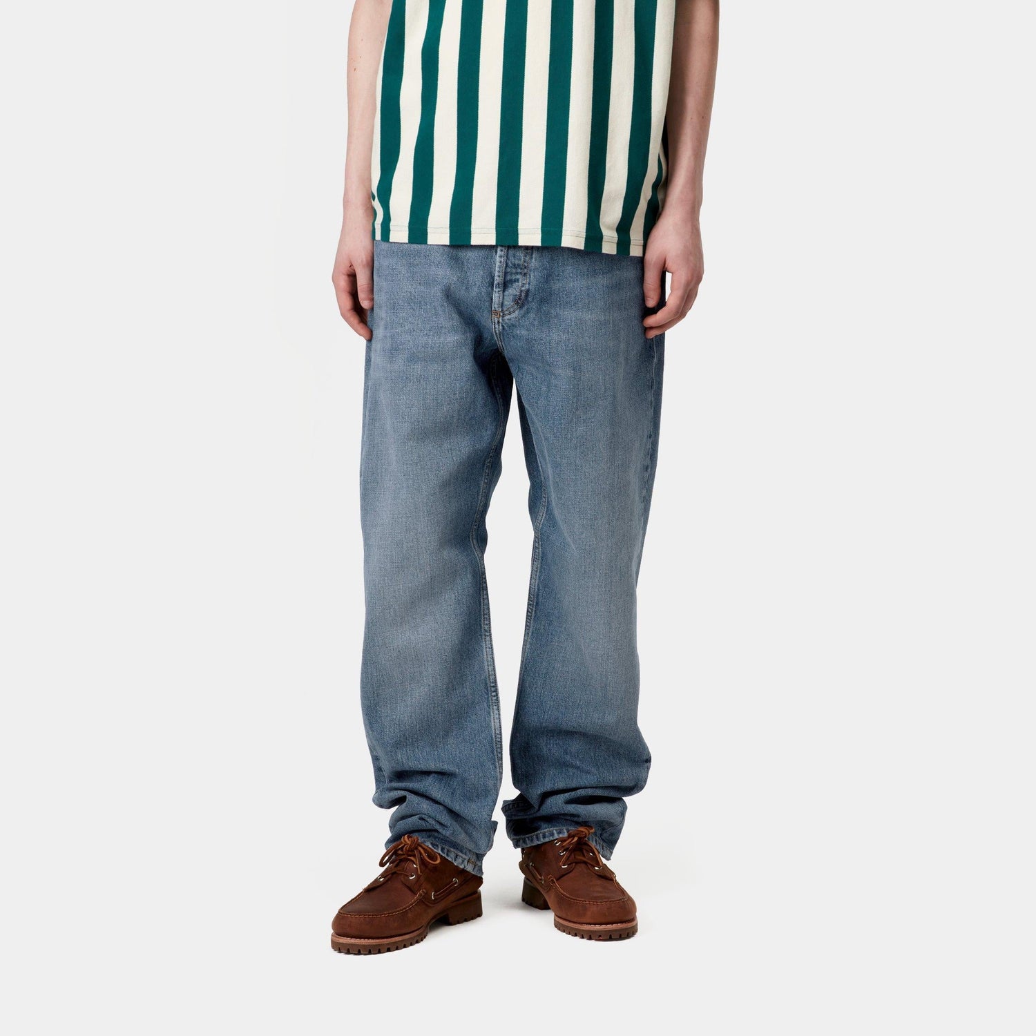 MARLOW PANT BLUE WORN BLEACHED