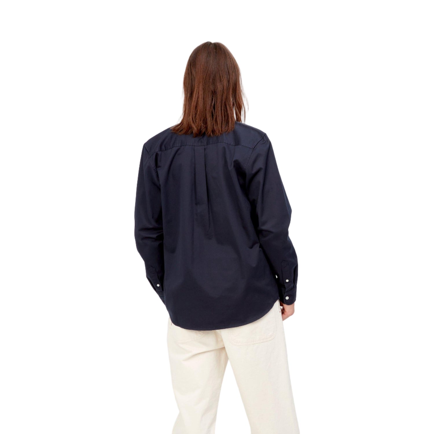L/S MADISON SHIRT DARK NAVY / WAX