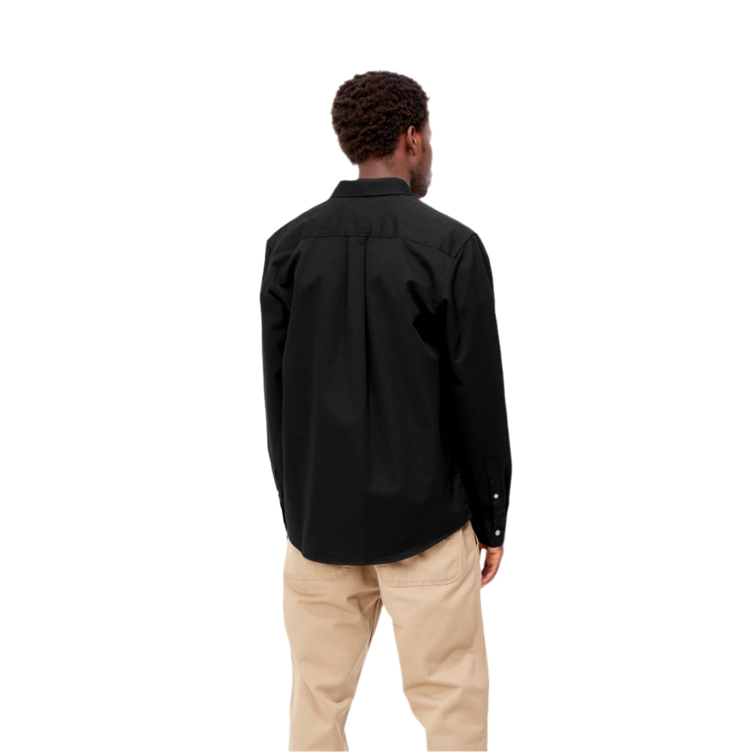 L/S MADISON SHIRT BLACK / WAX