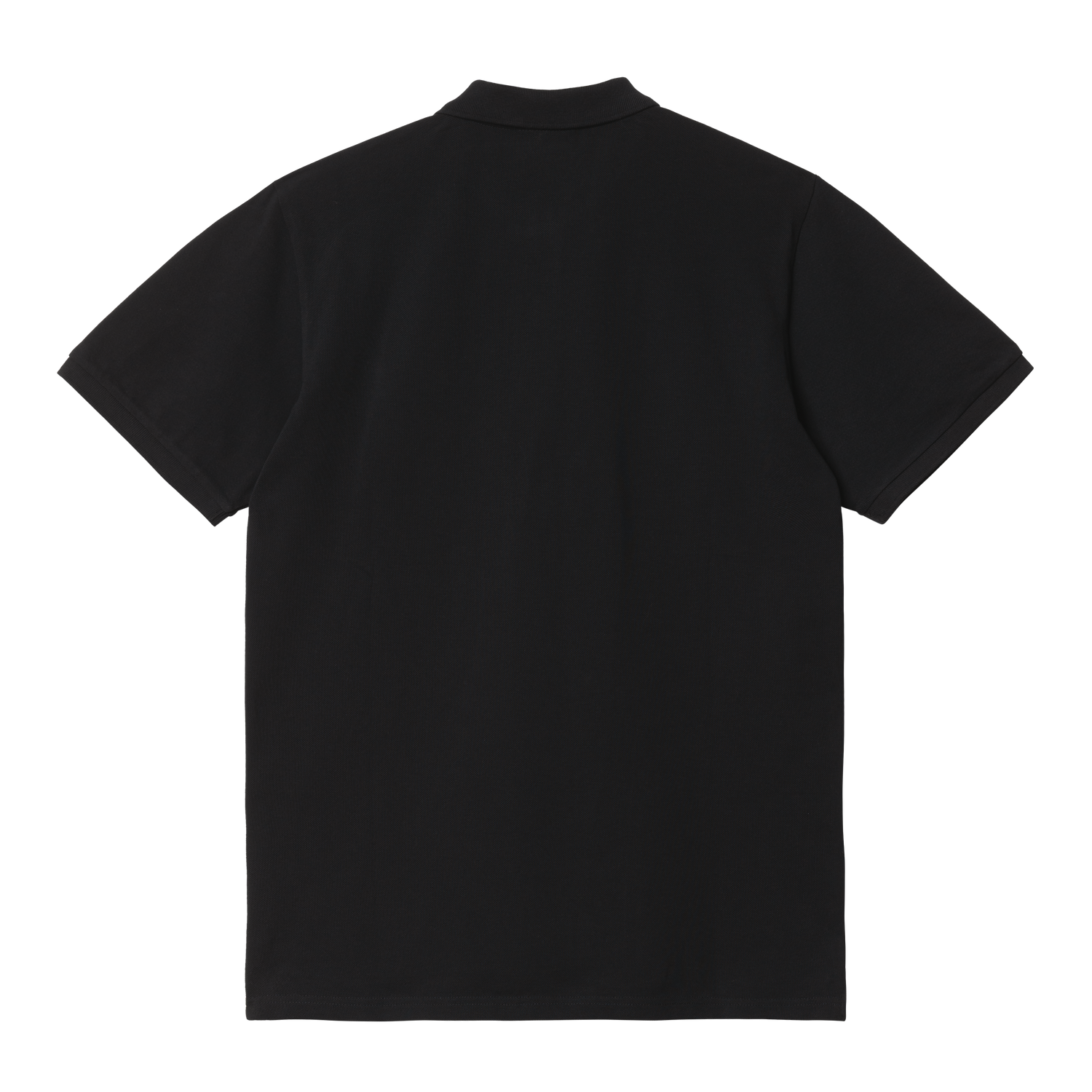 S/S CHASE PIQUE POLO BLACK / GOLD