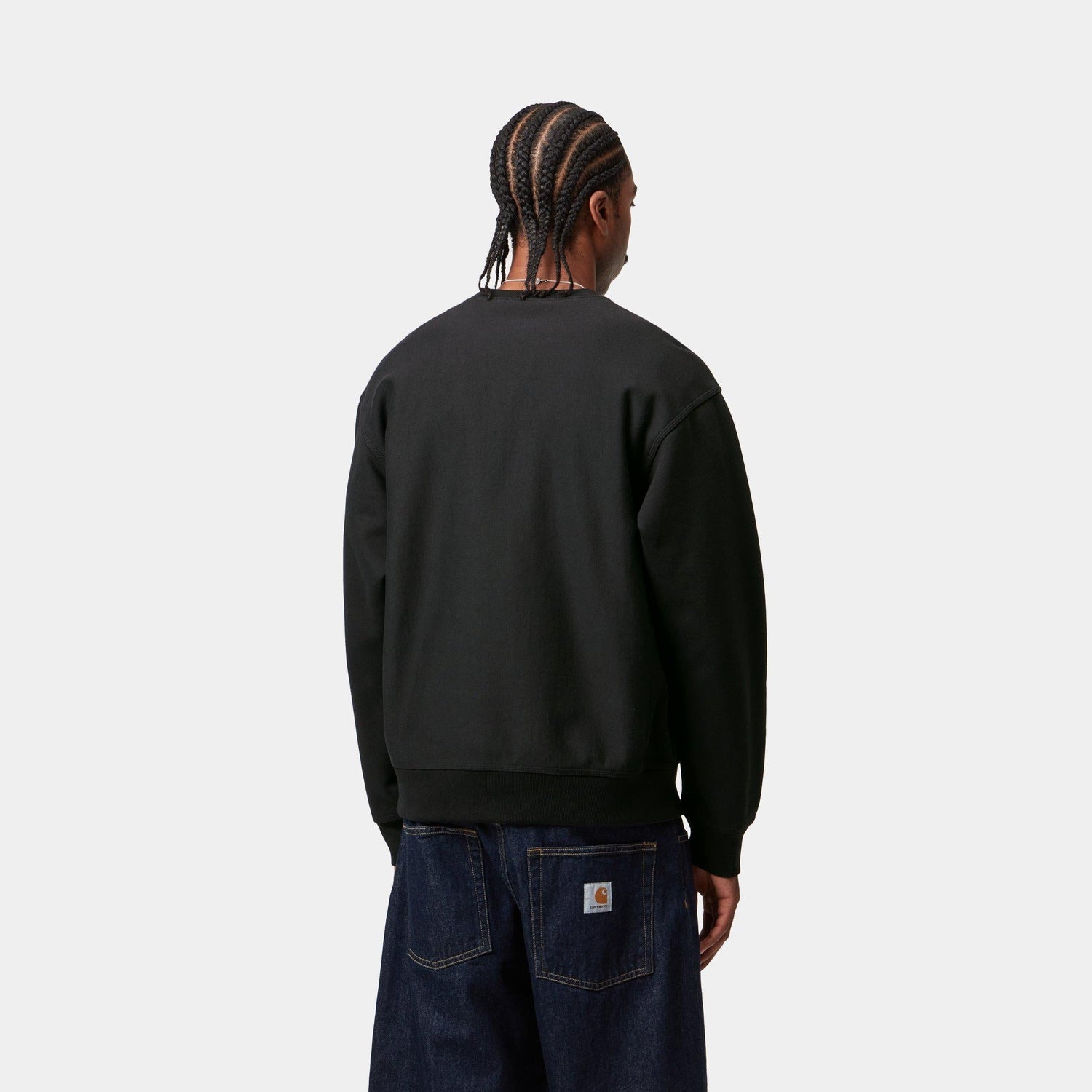AMERICAN SCRIPT SWEAT BLACK