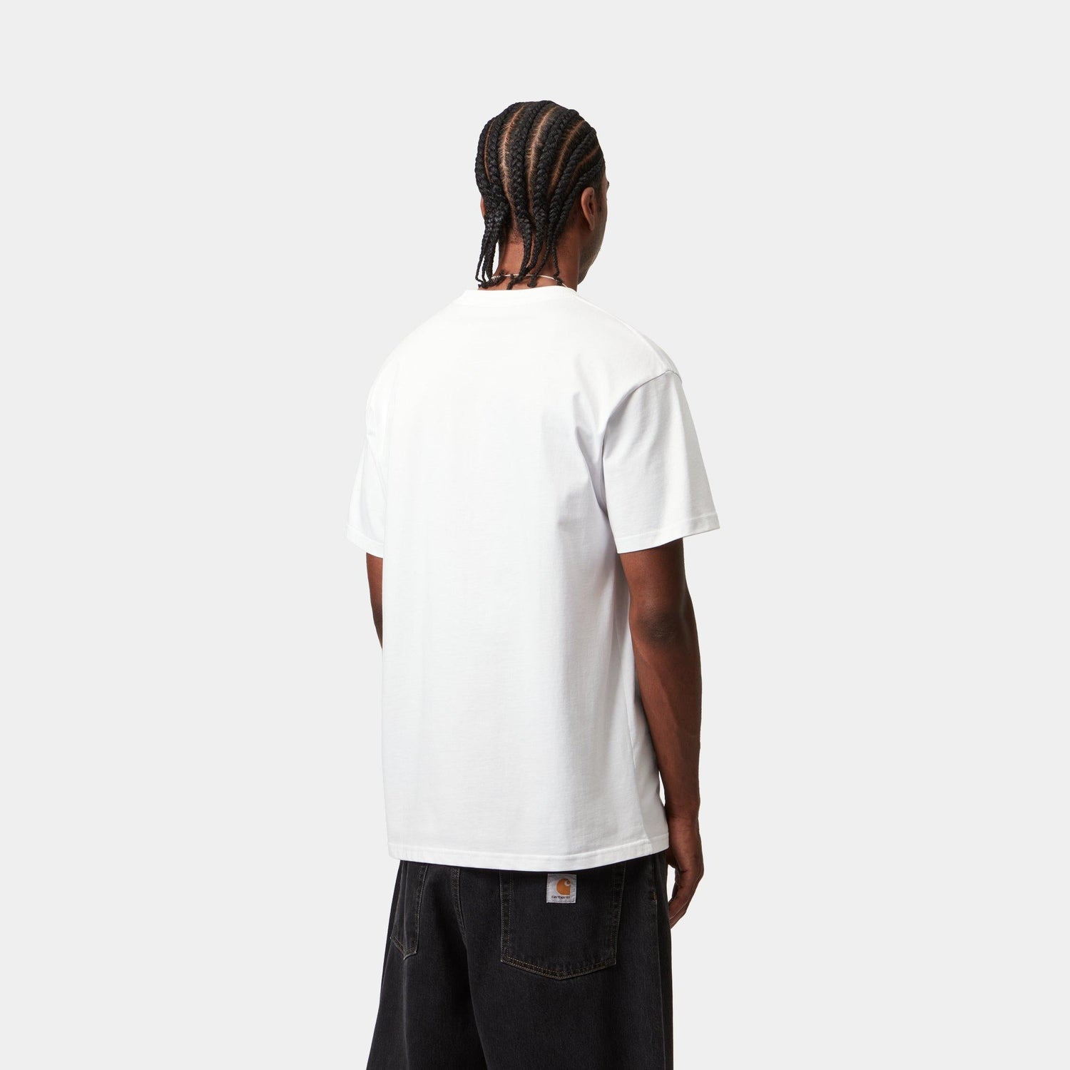 S/S CHASE T-SHIRT WHITE / GOLD