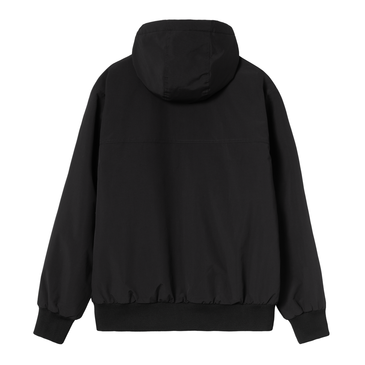 HOODED SAIL JACKET BLACK / WHITE
