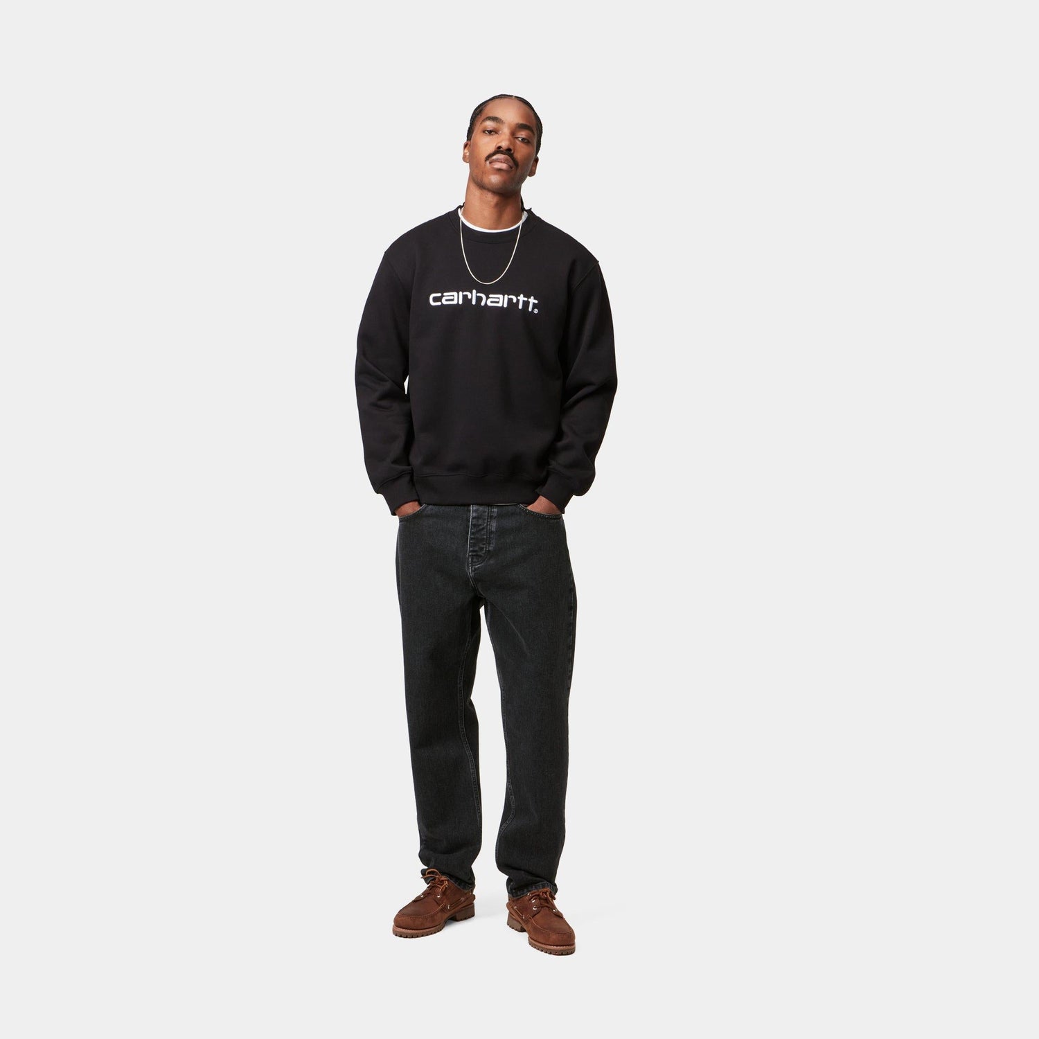 NEWEL PANT BLACK STONE WASHED