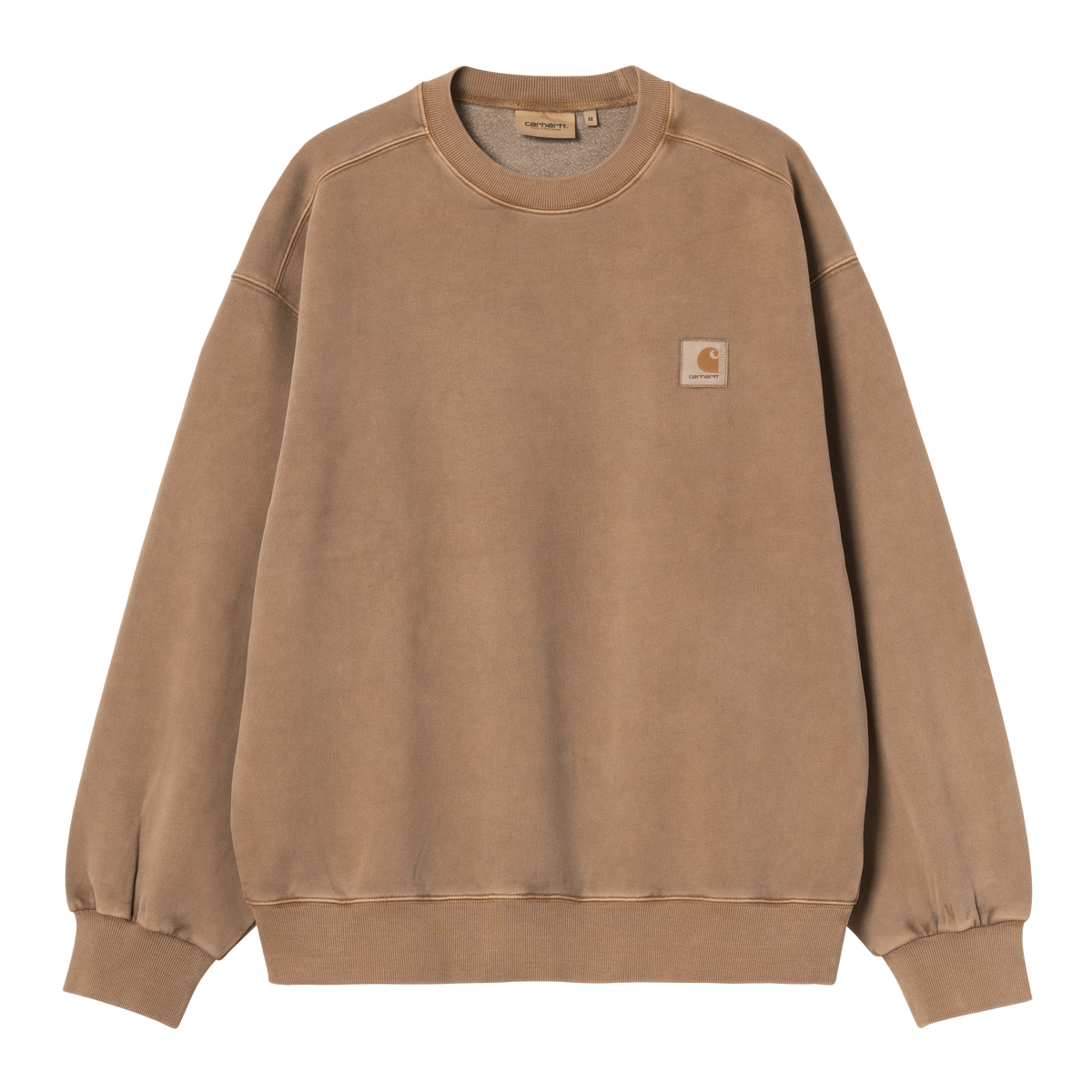 VISTA SWEAT WIP H BROWN GARMENT DYED