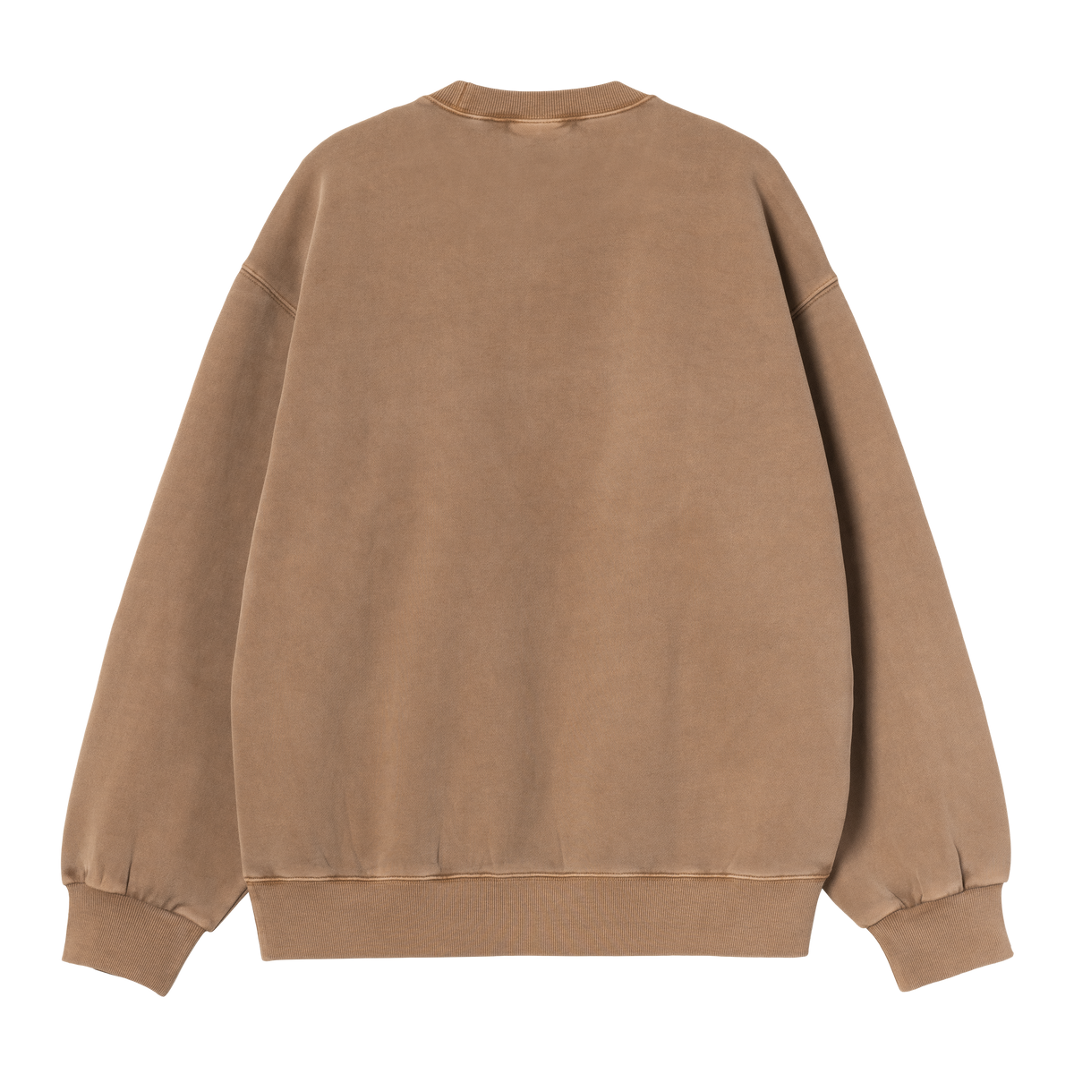 VISTA SWEAT WIP H BROWN GARMENT DYED