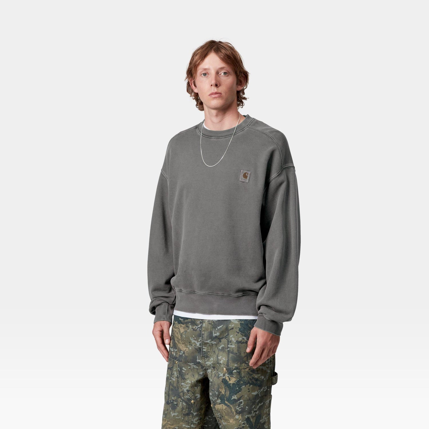 VISTA SWEAT BLACK GARMENT DYED