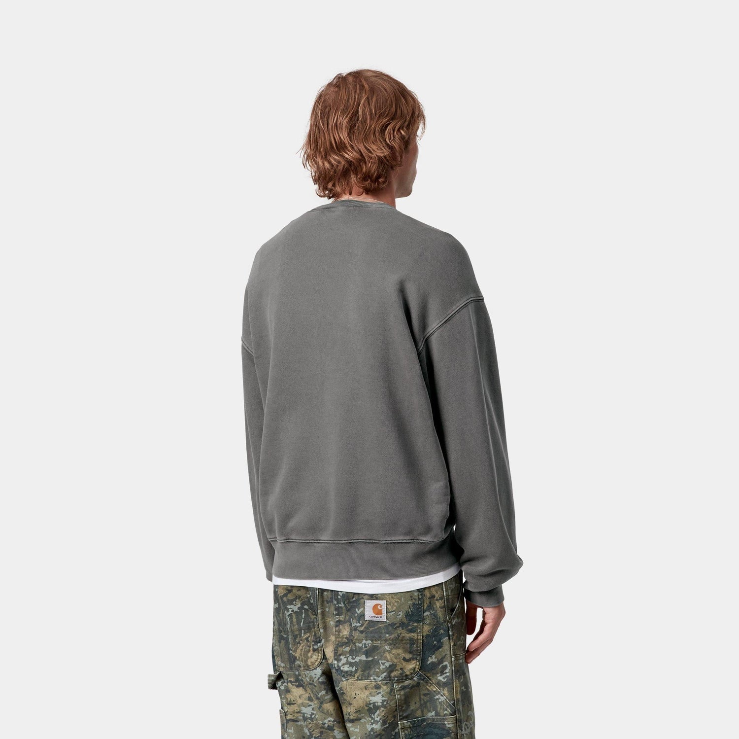 VISTA SWEAT BLACK GARMENT DYED